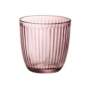 כוס מים פסים בורדו line