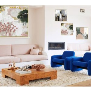 סט 4 תמונות בשלוב צבעי שמן  מסגרת זהב