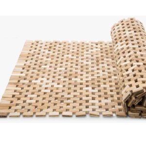 מרבד מפיסות עץ כהה 150X50