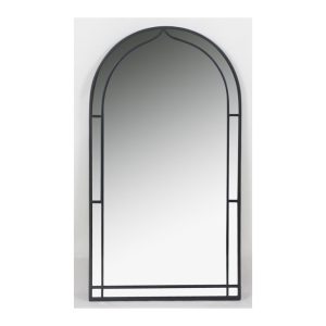 מראה חלון מסגרת מתכת שחורה 90X2X50