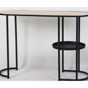 קונסולה מתכת שחורה  75X35X100