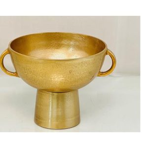 קערה על רגל גוון זהב ווש