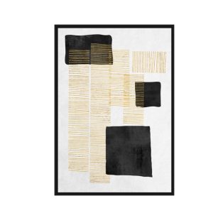 תמונת קנבס 94X64 מסגרת שחורה