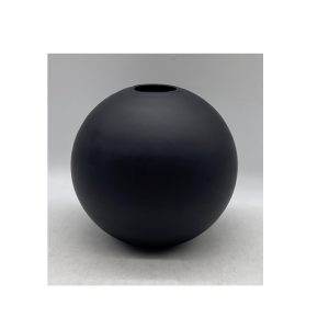 אגרטל זכוכית שחור 14X13