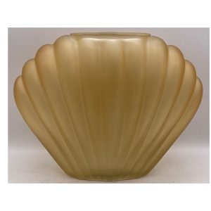 אגרטל זכוכית גוון זהב מט 29X12X22