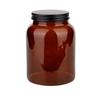 צנצנת אחסון ומכסה 19X10.5