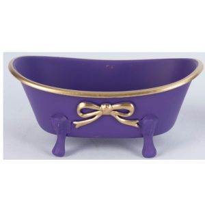 989303 אמבטיה גוון סגול וזהב