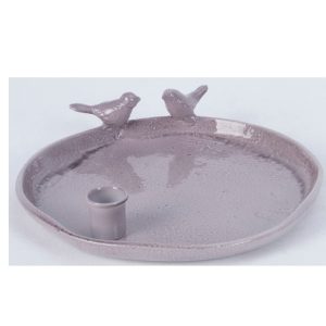 989315 מגש עגול בשילוב פמוט לנר