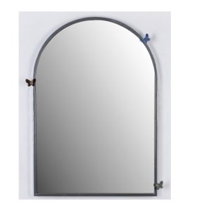 989365 מראה מסגרת ברזל ופרפרים