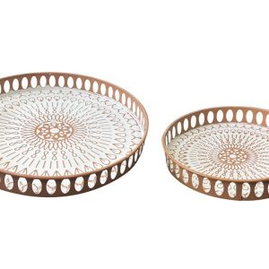 989403 מגשים עגולים סט 2 יחידות