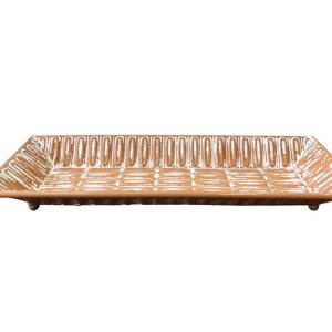 989407 קערה מלבנית מתכת