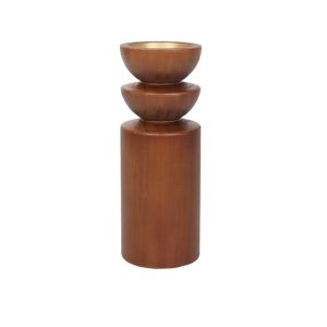 989524 פמוט עץ עגול