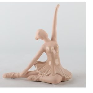 800212 פסל אישה חום בהיר